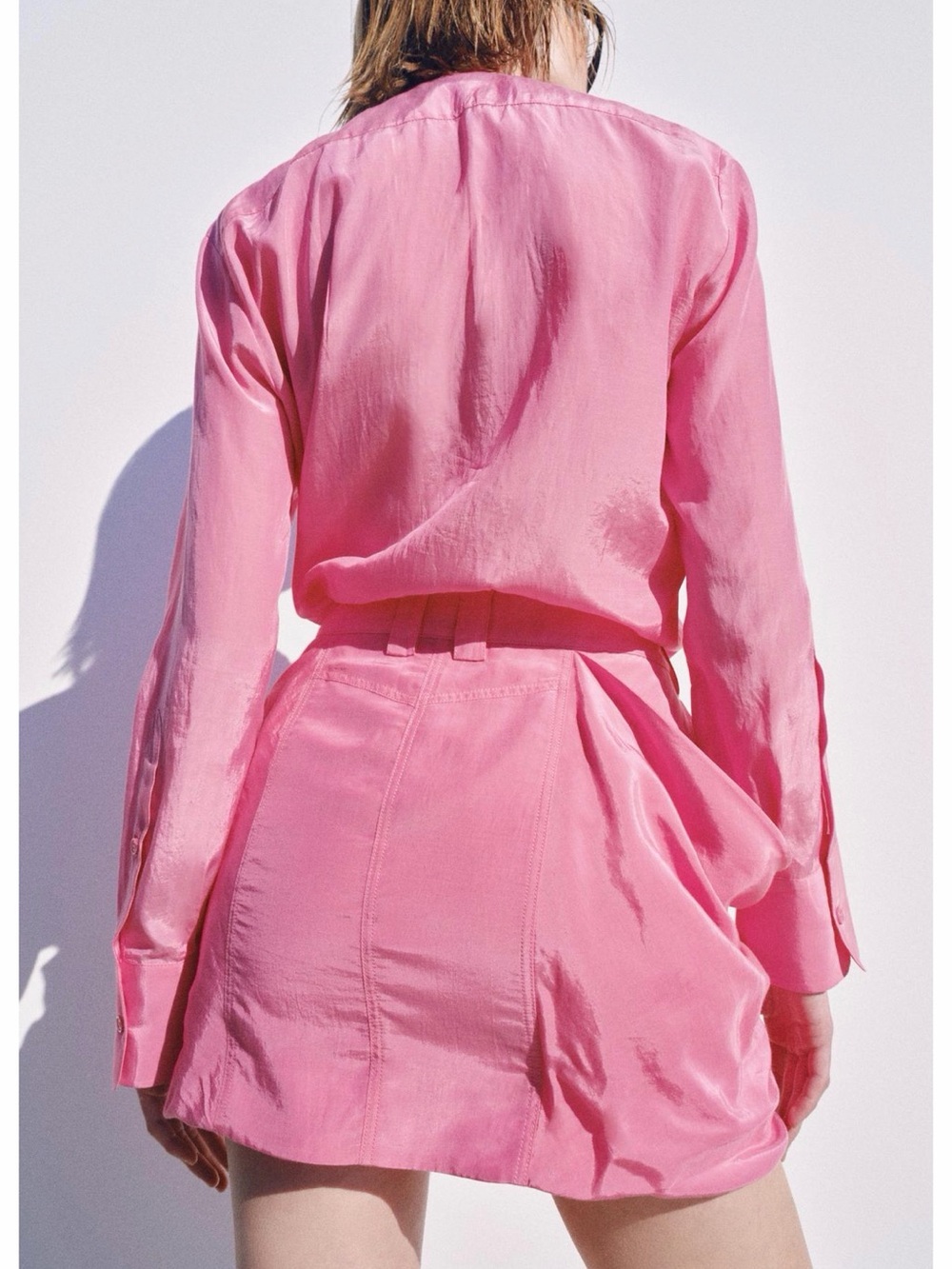 ZARA CARGO SKIRT PINK MEDIUM - Picture 3 of 8